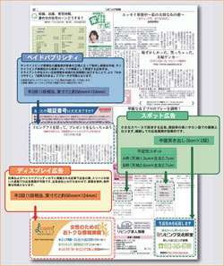 リビング新聞への広告掲載