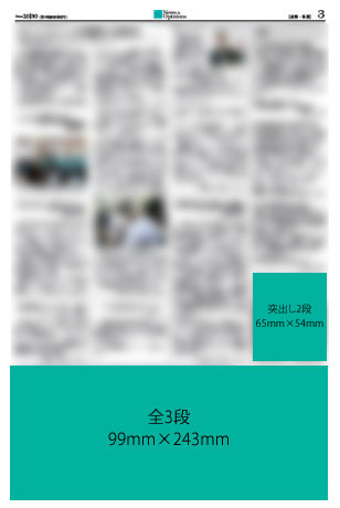 東商新聞広告サイズ